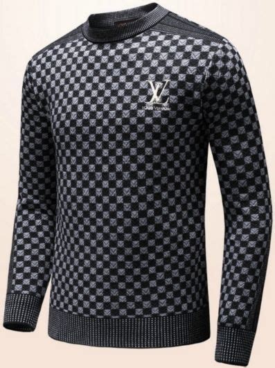 louis vuitton men sweater|Louis Vuitton damier sweater.